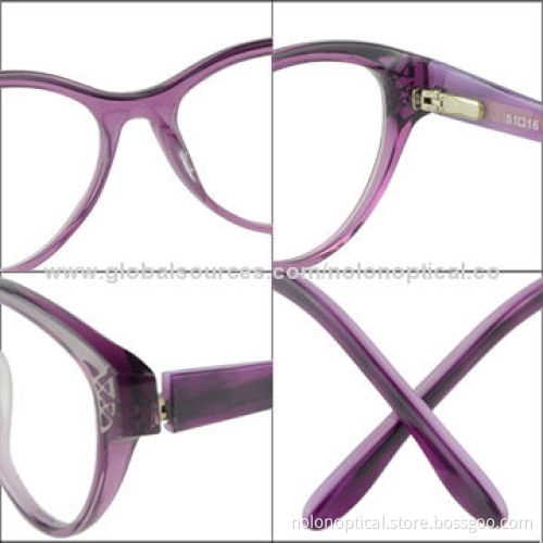 Foil Piece Insert into Acetate Front Optical Frames, OEM Orders Welcomed